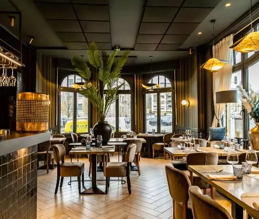 Banquet dans la salle du Fin Gourmand